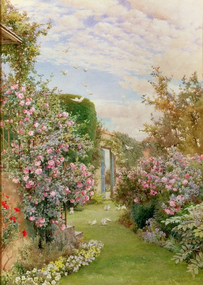 China Roses, Broadway by Alfred Parsons